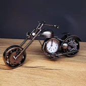 Masaüstü Dekoratif Metal Motor Saat thumbnail 2