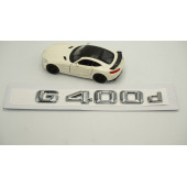 G400d Bagaj Krom Metal 3M 3D Yazı Logo - 3