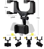Araba Dikiz Aynasına Takılan Telefon Tutucu - 2