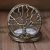 Hayat Ağaçı Tasarımlı Köstekli Saat - 3