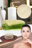 3'lü Yüz Temizleme Leke Akne Ölü Deri Peeling Masaj Etkili Keçi Sütlü Aloe Vera Sabun - 4