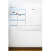 BUFFER® Haftalık Planlayıcı Manyetik Duvar Stickerı Takvim 56 cm x 70 cm - 3