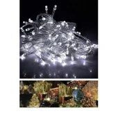 BUFFER® 100 Ledli 8 Fonksiyonlu 10 Metre Led Aydınlatma Dekor Lambası (beyaz) - 8