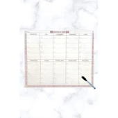 BUFFER® Şeffaf Kendiliğinden Yapışkanlı Kalemli Haftalık Planlayıcı 40cm-50cm - 4