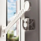 BUFFER® Bebek Çocuk Evcil Hayvan Güvenlik Ayarlanabilir Koruyucu Pencere Havalandırma Kilidi - 3