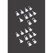 Perde Düğme Stop 500'lü - 1