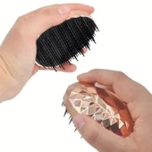 BUFFER® Rose Gold Saç Düzleştirici Tarak Geniş AralıklıHer Saç Tipine Uygun Fırçalı Saç Düzleştiric - 4