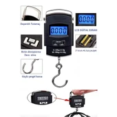 Elektronik Dijital El Kantarı 50 Kg Terazi Tartı 10 Gr Hassasiyet - 1