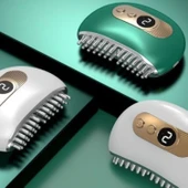 BUFFER® 1 Adet Akıllı Elektrik Akımlı EMS Titreşimli Masaj Tarağı Kademeli Yüz Masaj Aleti Aparatı - 2