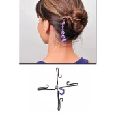 BUFFER® Kolay Saç Toplama Örgü Yapma Tokası Saç Şekillendirme Seti - 4