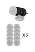 Torima S9 Cam Temizleme Robotu Bezi 5li Set (10 Adet) S9 Uyumlu Mikro Fiber Yedek Bezi thumbnail 2