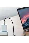 UGREEN USB-C 60W 3A QC PD HIZLI ŞARJ KABLOSU, 2 M  SİYAH - 10306 - 2