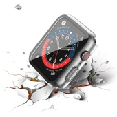 Apple Watch 45MM 7-8-9 SE Seri Uyumlu Starlight 360 Derece Koruma ve Temperli Cam Ekran Koruyucu  Şeffaf - 3