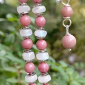 2434 Rubellite Rodonit Aytaşı el yapımı kolye - 6