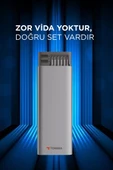 Torima TTS-02 Gri 48 Parça Manyetik Tornavida Seti Hassas Onarım ve Tamir İçin,Alüminyum Kasa thumbnail 4