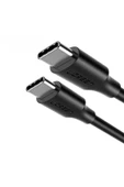 UGREEN USB-C 60W 3A QC PD HIZLI ŞARJ KABLOSU, 2 M  SİYAH - 10306 - 1