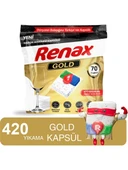 Renax Gold Bulaşık Makinesi Kapsülü Hepsi Bir Arada 420 Li Tablet thumbnail 1