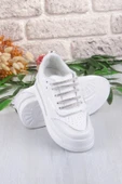 Fort 07319 Flet Taş Aksesuar Bağcıklı Kalın Taban Sneaker Kadın Ayakkabı thumbnail 7