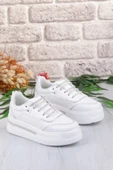 Fort 07319 Flet Taş Aksesuar Bağcıklı Kalın Taban Sneaker Kadın Ayakkabı thumbnail 5