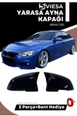 Bmw F30 2012-2018 Uyumlu Batman Yarasa Ayna Kapağı Piano Black - 1