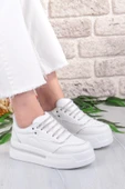 Fort 07319 Flet Taş Aksesuar Bağcıklı Kalın Taban Sneaker Kadın Ayakkabı thumbnail 1