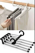 Katlanabilir 5li Pantolon Askısı - 1