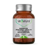 VENATURA MAGNEZYUM (BISGLISINAT+SITRAT) + P5P (VITAMIN B6) KAPSUL - 1