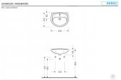 Serel Duvara Monte 35x45 cm Lavabo 2741TDS110H - 2