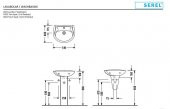 Serel Duvara Monte 40x50 Cm Lavabo 2841TDS110H - 2