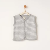 Andywawa AC26221 Casual Yelek Grey - 1