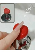 2 Adet Takma Tırnaklı Kadınlar Için Klozet Basma Buton Düğmesi Kalp Klozet Kapağı Sifon Kulpu thumbnail 2