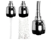 Renkli Silikonlu Oynar Başlıklı 2 Fonksiyonlu Spiral Musluk Başlığı thumbnail 3