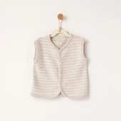 Andywawa AC26221 Casual Yelek Beige - 1