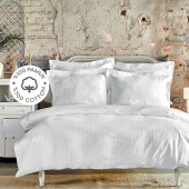 KARACA HOME CHARM BEYAZ SATEN NEVRESİM TAKIMI - 1