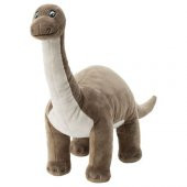 Yumuşak, Peluş Oyuncak 55 cm Gri Dinazor Oyuncak - 1