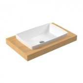 Serel Rita Tezgah Üstü Gömme Lavabo 40x60 cm RT34DXS110H - 1