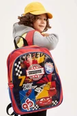 Figürlü Orjinal Su Geçirmez  Araba Figürlü Okul Çantası - 1