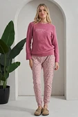 Koyu Pembe Pijama Takımı XL Beden - 2