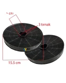 Termikel Uyumlu 6035 Davlumbaz Aspiratör Karbon Filtresi thumbnail 1