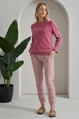 Koyu Pembe Pijama Takımı M Beden - 3