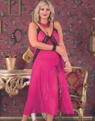 Kadın Dantel Detaylı Pembe Şık İç Çamaşırı 2XL - 1