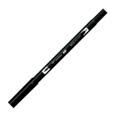 Supertrend Dual Brush Pen Grafik Çizim Kalemi N15 Black - 1