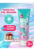 Splat Juicy Lab +3 Yaş Karpuzlu Çocuk Diş Macunu Renkli Simli Çürük Önleyici Doğal Macun thumbnail 1
