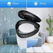 Beyaz, Naturel Kokusuz Üçgen Nem Alıcı Aparat - Koku ve Rutubet Giderici 500Gr thumbnail 8