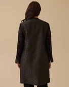 Büyük Beden Desenli Jakar Ceket Takim Gala-Xi thumbnail 2