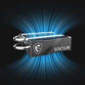 MSI SSD SPATIUM M580 PCIE 5.0 NVME M.2 2TB FROZR thumbnail 1
