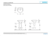 Serel Etna 46x56 cm Yarım ayaklı Lavabo EN01+2822 - 3