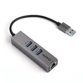 Dark DK-AC-USB332GL Gigabit Ethernet ve 3xUSB 3.0 Hub Çoklayıcı Adaptör - 2