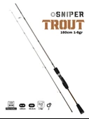 Fujin Sniper Trout 160cm 1-6gr Trout Kamışı Brown thumbnail 1