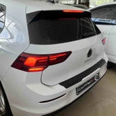 Volkswagen Golf 8 2021- Yılı ve Sonrası Uyumlu Arka Tampon Eşiği Mat - 8